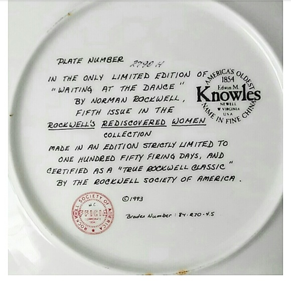 Norman Rockwell | Collector's Plate - Picture 2 of 8